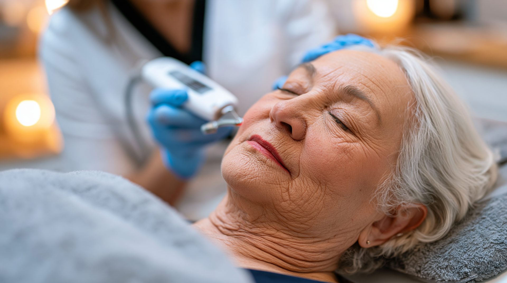 Modern med spa treatment room for facials, injectables, and laser services